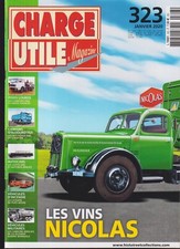 CHARGE UTILE N°323 AUTOCAR BERLIET / CAMION ANGLAIS WWII/VIN NICOLAS / DAF /UNIC