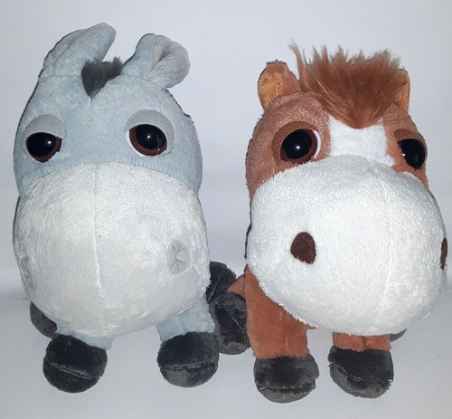 Peluches âne cheval - +,