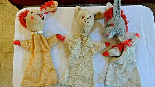 Marionnettes gant vintage hand - vintage,