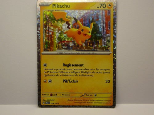 Carte pokémon pikachu holo - carte,