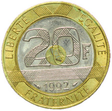 #17760 - 20 francs 1992 SUP