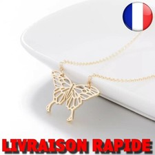 Collier Papillon Origami Forme
