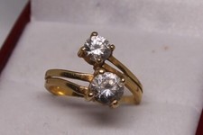 Bague or jaune 18 carats toi