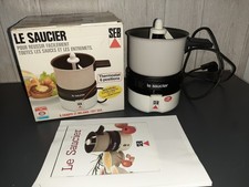LE SAUCIER Électrique SEB 8361  1 l. + Copie livret  Recettes Très Bon État (2)