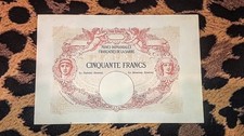 Billet 50 Francs Mines
