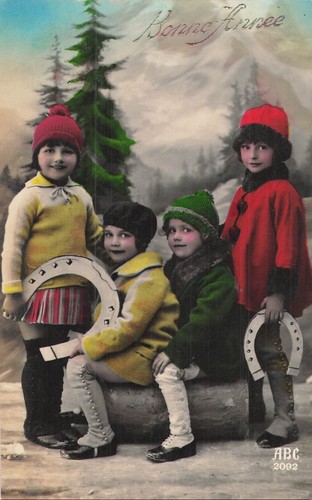 Bonne annee petites filles - cp,