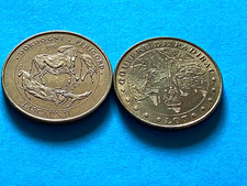 LOT DE 2 JETONS MONNAIE DE