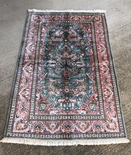 Tapis soie 190x125cm kashmir - 190x125cm,