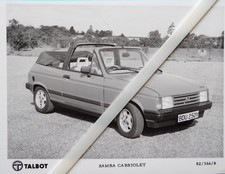 Photo Presse TALBOT SAMBA Cabriolet ta 02