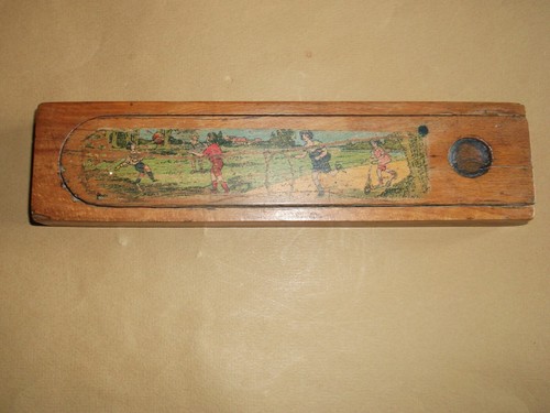 Ancien plumier bois - ancien,