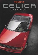 Catalogue Brochure Toyota Celica Cabriolet 03/1987 Suisse en FR/DE/IT