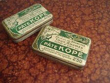 2 Boîtes Tôle de médicament