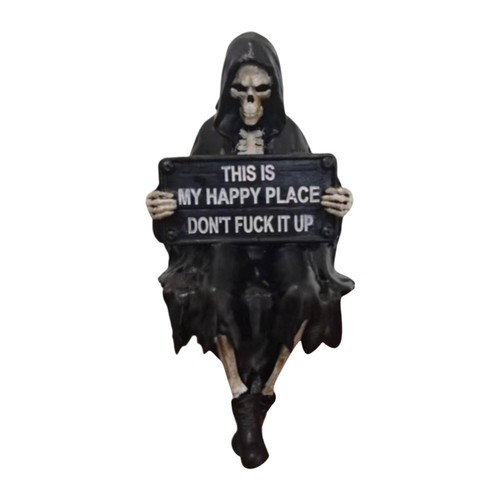 Statue squelette avec - de,