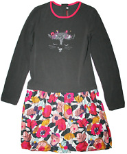 CATIMINI robe TRÈS BON ÉTAT, coton mélangé, partie jupe doublée,  fille 10 ans