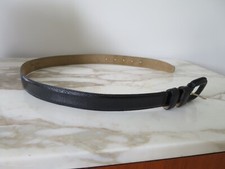 CEINTURE FEMME EN LEZARD COULEUR NOIRE SIGNÉE CERRUTI