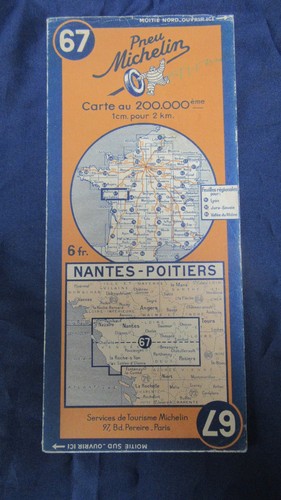 Ancienne carte michelin - michelin, n°