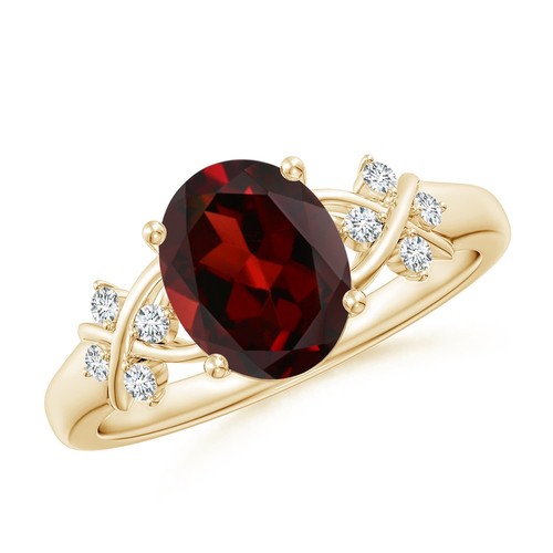 Angara bague solitaire ovale - solitaire,