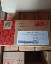 Agrafes SENCO neuves dans leur emballage ref G3, galvanisées 10.000/boite
