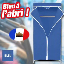 Armoire en Tissu Large Bleu