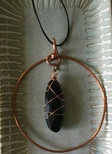 Bold Black Faceted Stone &