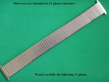 18 19 20 21 22 MM BRACELET MONTRE EXTENSIBLE FLEXIBLE ÉLASTIQUE ACIER