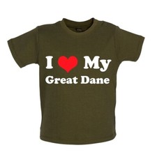 I Love My Dogue Allemand - Bébé / Body - Chiot Chien Canin Animal Danois