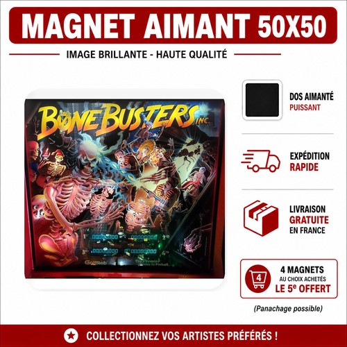 Magnet bone busters gottlieb - magnet,