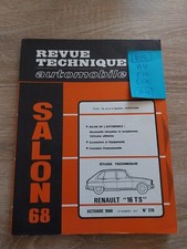 Revue technique RENAULT 16 TS 1.6 1600 R 1161 RTA SALON Auto 1968