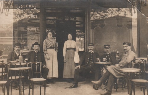 Cpa carte photo - cpa, façade
