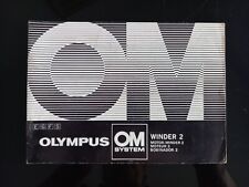 Notice Appareil Photo Ancien WINDER II OLYMPUS OM