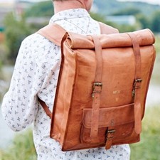 Sac à dos homme vintage en