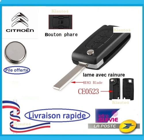 Coque clé plip - , boitier