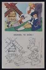 Coloriage publicitaire Farine lactée Nestlé Meunier tu dors Moulin mill