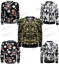 Femmes Veste Aviateur Imprimé