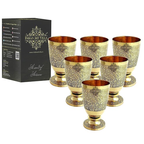 Pure laiton verre avec - laiton,