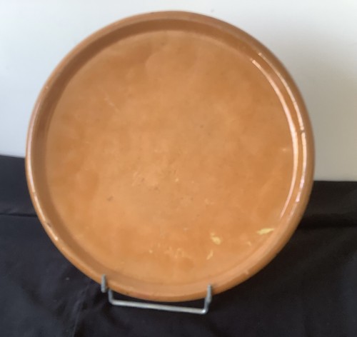 Ancien plat tarte en terre - plat,