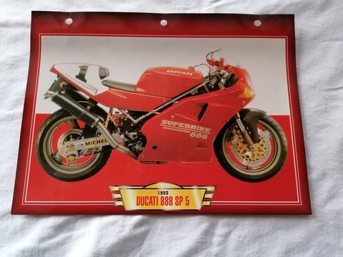 Ducati 888 fiche - fiche, moto