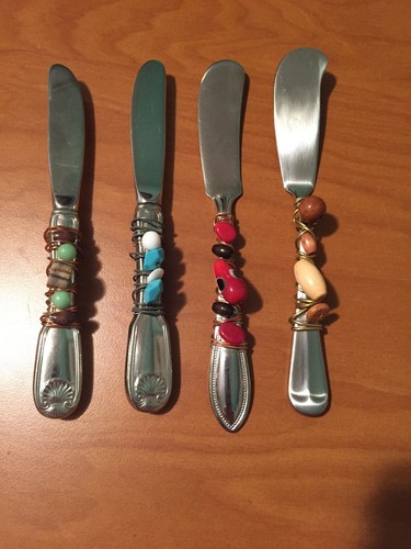 Beaded butter knives - beaded,
