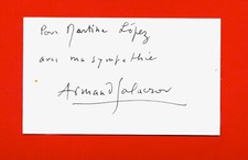 AJ41-CARTE-A.S-ARMAND SALACROU-AUTEUR DRAMATIQUE