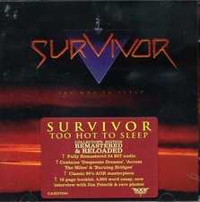 SURVIVOR TOO HOT TO SLEEP ROCK CANDY REMASTER CD BRAND NEW SEALED 80's AOR ♠♠♠♠♠