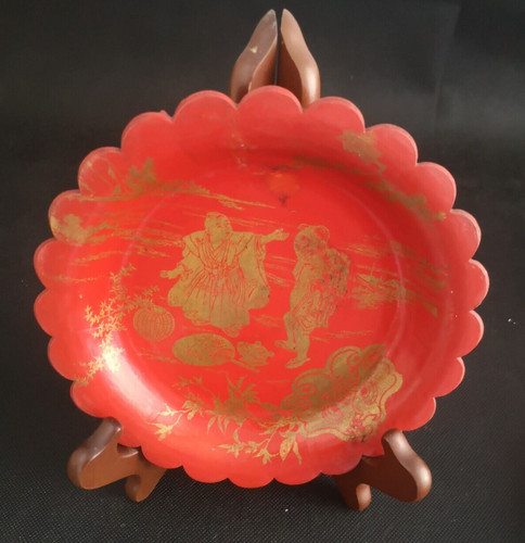 Rare ancienne assiette - , en