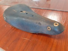 ancienne & rare belle  selle cuir pour  vélo demi course