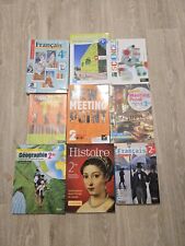 Lot De 6 Manuels Scolaires Lycéens Seconde Et Première 