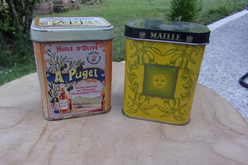 Lot petites boîtes métal - petites,