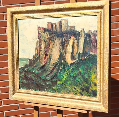 Tableau signée 1960 - , paysage