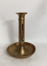 Gros bougeoir ancien à poussoir - Epoque Napoléon III - Candlestick - H = 20 cm