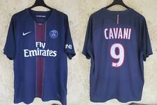 Maillot PARIS SAINT-GERMAIN PSG 2017 CAVANI n°9 vintage NIKE shirt jersey XL