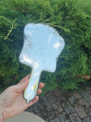 Ancien miroir face main - miroir,