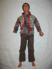 Vintage 70s Ancienne FIGURINE FAIRLANDTOY Doll Poupée no Action GI Joe Big Jim