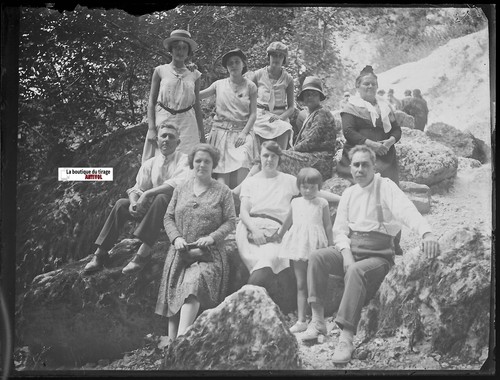 Famille promenade plaque - promenade,,